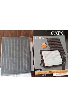 Cata CT-4649 200W Beyaz Solar Led Projektör Cata CT-4649 200W Beyaz Solar Led Projektör