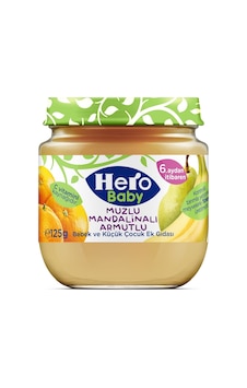 Hero Baby Kavanoz Maması 125Gr Muz Mandalin Armut Hero Baby Kavanoz Maması 125Gr Muz Mandalin Armut