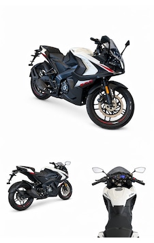 Bajaj Pulsar RS 200 Motosiklet Racing Beyaz