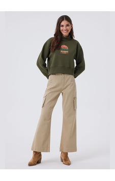 Lee Cooper Balıkçı Yaka Haki Kadın Sweatshırt 241 Lcf 241013 Glorıa Hakı Lee Cooper Balıkçı Yaka Haki Kadın Sweatshırt 241 Lcf 241013 Glorıa Hakı