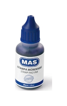 Mas Istampa Mürekkebi 20ml Mavi - 2 Adet Mavi Mas Istampa Mürekkebi 20ml Mavi - 2 Adet Mavi