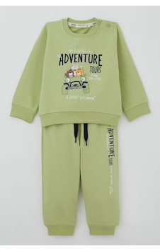 Breeze Erkek Bebek Eşofman Takımı Maceracı Şoför Hayvancıklar Baskılı 6 Ay - 2 Yaş , Fıstık Yeşili Breeze Erkek Bebek Eşofman Takımı Maceracı Şoför Hayvancıklar Baskılı 6 Ay - 2 Yaş , Fıstık Yeşili