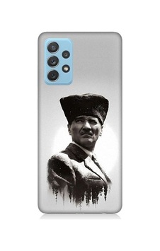 Samsung Galaxy A52 Uyumlu Mustafa Kemal Atatürk Desenli Silikon Kılıf Samsung Galaxy A52 Uyumlu Mustafa Kemal Atatürk Desenli Silikon Kılıf