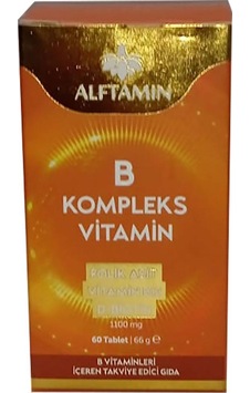 Alftamin B Vitamin Kompleksi 1100 Mg 60 Tablet Alftamin B Vitamin Kompleksi 1100 Mg 60 Tablet