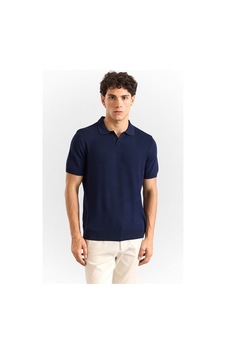 Süvari Lacivert Regular Baklava Düz V Pat Polo Yaka Kazak Str2013700006-m09 Süvari Lacivert Regular Baklava Düz V Pat Polo Yaka Kazak Str2013700006-m09