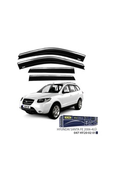 Niken Hyundai Santa Fe 2006- Kromlu Cam Rüzgarlığı 4 Lü
