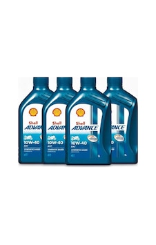 Shell Advance 10w-40 Ax7 4'lü Avantaj Paketi - Motosiklet Motor Yağı - 0781387029548 Shell Advance 10w-40 Ax7 4'lü Avantaj Paketi - Motosiklet Motor Yağı - 0781387029548