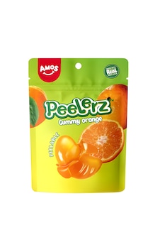 Amos Peelerz Gummy Orange 65g Amos Peelerz Gummy Orange 65g