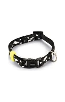 Siyah 20-30 Cm Ayarlanabilir Köpek Tasması, 10 Mm Kalınlık