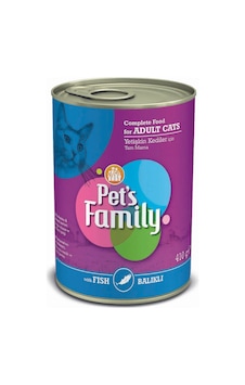 Pet's Family Balıklı Yetişkin Kedi Konservesi 400 G Pet's Family Balıklı Yetişkin Kedi Konservesi 400 G