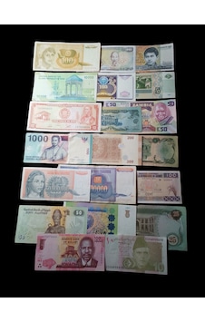 20 Farklı Yabancı Koleksiyon Kağıt Para Başlangıç Setleri 20 Farklı Yabancı Koleksiyon Kağıt Para Başlangıç Setleri