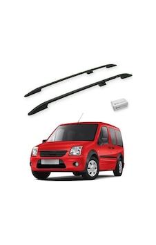 Turtle Ford Connect 2002-2012 / Uzun Şasi Tavan Çıtası Crown Siyah