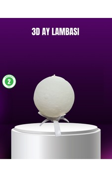 Şarjlı 3d Baskılı 16 Renk Ay Lambası Stand Şarjlı 3d Baskılı 16 Renk Ay Lambası Stand