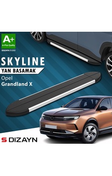 S-dizayn Opel Grandland 2 Elektrikli Skyline Aluminyum Yan Basamak 193 Cm 2024 Üzeri A+ Kalite