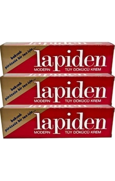 Lapiden Klasik Kırmızı Tüy Dökücü Krem 40gr 3 Adet Lapiden Klasik Kırmızı Tüy Dökücü Krem 40gr 3 Adet