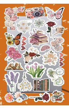 Vintage Aesthetic Flowers Sticker Seti Laptop Ajanda Notebook Tablet Telefon Defter Etiket Bullet Diğer Vintage Aesthetic Flowers Sticker Seti Laptop Ajanda Notebook Tablet Telefon Defter Etiket Bullet Diğer