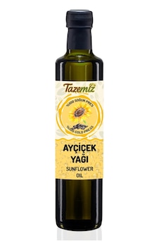 Tazemiz Soğuk Sıkım Ayçiçek Yağı 500 ML