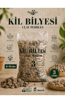 Kil Bilyesi Orkide Yetiştirme Ortamı 8-16 Mm 3 Litre 3 L Kil Bilyesi Orkide Yetiştirme Ortamı 8-16 Mm 3 Litre 3 L
