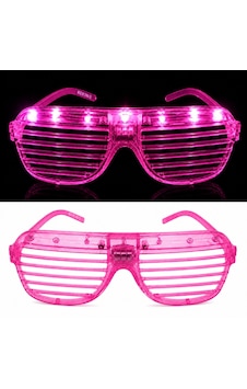 Led - 472 - Işıklı Panjur Parti Gözlüğü Pembe Renk - Spt-gld - Shutter Gözlük Led - 472 - Işıklı Panjur Parti Gözlüğü Pembe Renk - Spt-gld - Shutter Gözlük