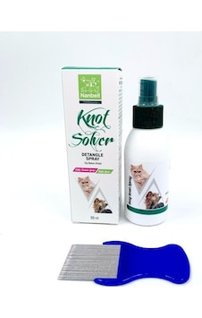 Nanbell Kediler İçin Kıtık Açıcı Kolay Tarama Spreyi 100 ML + Bit Pire Tarağı Nanbell Kediler İçin Kıtık Açıcı Kolay Tarama Spreyi 100 ML + Bit Pire Tarağı