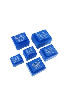 Trafo El-Kom 0,5VA 0-7,5V mavi RN130122 Trafo El-Kom 0,5VA 0-7,5V mavi RN130122