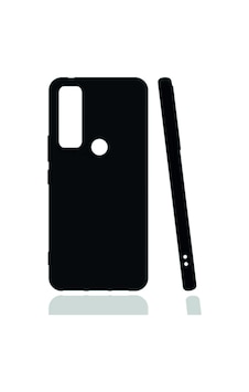 Tcl 20 Se Kılıf Kamera Korumalı Silikon Rubber Arka Kapak Siyah Tcl 20 Se Kılıf Kamera Korumalı Silikon Rubber Arka Kapak Siyah