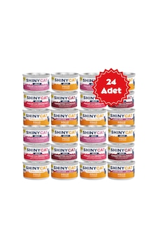 Gimcat Shinycat Jelly Jöle İçinde Tavuklu Karışık Kedi Konserve Maması 24 x 70 G