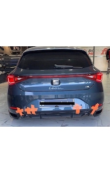 Seat Leon Mk4 Difüzör (Plastik)