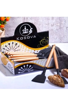 Kosova SLK204 Bambu Silikon Spatula Kosova SLK204 Bambu Silikon Spatula