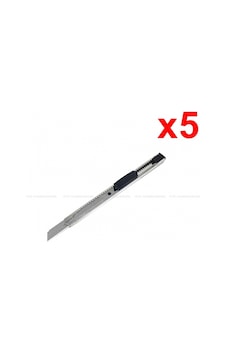 Metal Dar Maket Bıçağı İnce Falçata 9mm 5 Adet