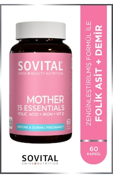 Mother Anne Ve Hamile Vitamini 60 Kapsül