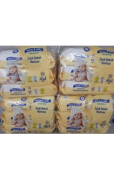 Jenny & Willy Sensitive Islakbebek Havlusu 60lı 4 Adet 3 Lü Paket