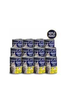 Premium Taze Etli Yetişkin Kedi Konservesi 400 G 12 Li Paket Premium Taze Etli Yetişkin Kedi Konservesi 400 G 12 Li Paket