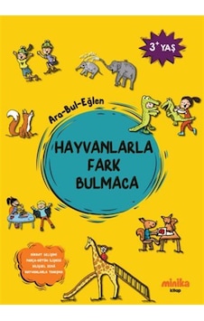 Hayvanlarla Fark Bulmaca / Ara-bul-eğlen Hayvanlarla Fark Bulmaca / Ara-bul-eğlen