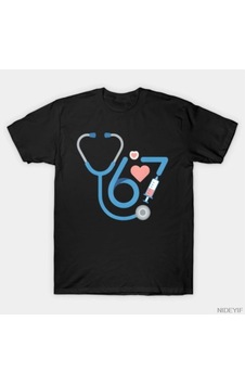 67 Hemşire Altı Yedi Hemşirelik Mizah T-shirt Erkekler Kadınlar Için % 100% Pamuk T Shirt Kıs Çok Renkli