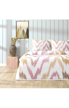 Taç Baskılı Avenya Queen Size Pike Takımı Pembe 000000001000051421 Taç Baskılı Avenya Queen Size Pike Takımı Pembe 000000001000051421
