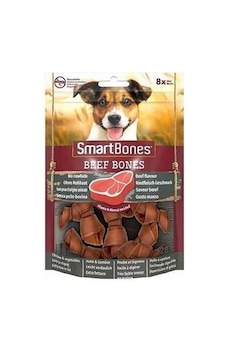 Smartbones Sığır Etli Mini Düğüm Kemik Köpek Ödülü 8'li 128 Gr Smartbones Sığır Etli Mini Düğüm Kemik Köpek Ödülü 8'li 128 Gr