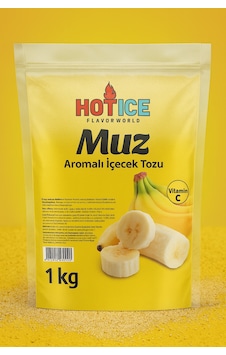Hotıce Muz Aromalı İçecek Tozu 1 KG Hotıce Muz Aromalı İçecek Tozu 1 KG
