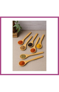 Gees Global 6 Lı Ahşap Küçük Baharat Kaşığı 13 Cm Gbzs Gees Global 6 Lı Ahşap Küçük Baharat Kaşığı 13 Cm Gbzs