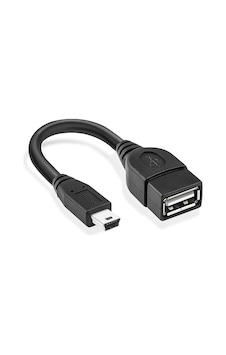 Notech 5Pin Mini Usb Giriş - Dişi Usb Çevirici V3 Usb Otg Kablo