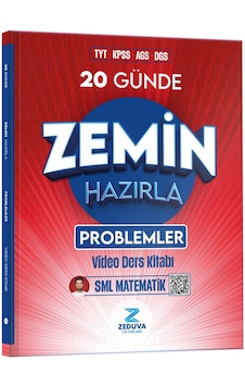 Zeduva Yayınları Sml Matematik Tyt Kpss Ags Dgs 20 Günde Zemin Hazırla Problemler Video Ders Kitabı