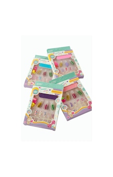 Set - 54 - Çocuk Takma - Csmo-tex - Tırnak Ebruli Set - 54 - Çocuk Takma - Csmo-tex - Tırnak Ebruli