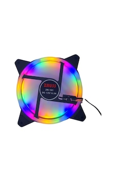 Molex Girişli Sessiz Renkli Fan 12cm Rainbow Kasa Fanı RGB 120mm Molex Girişli Sessiz Renkli Fan 12cm Rainbow Kasa Fanı RGB 120mm