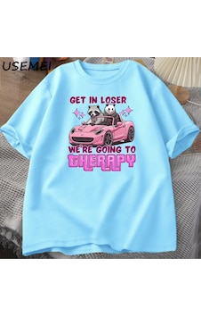 Flood Of Style Kaybeden Olsun Biz Gidiyor Terapi Rakun Komik T Shirt Trendy Y2k Zihinsel Sağlık T Shirt Erke Mavi Flood Of Style Kaybeden Olsun Biz Gidiyor Terapi Rakun Komik T Shirt Trendy Y2k Zihinsel Sağlık T Shirt Erke Mavi