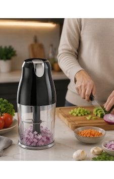 1.5 Litre Elektrikli Doğrayıcı 4 Bıçaklı Paslanmaz Çelik Rondo 1.5 Litre Elektrikli Doğrayıcı 4 Bıçaklı Paslanmaz Çelik Rondo