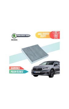 Skoda Fabıa 2022-2024 Model Karbonlu Polen Klima Filtresi Skoda Fabıa 2022-2024 Model Karbonlu Polen Klima Filtresi