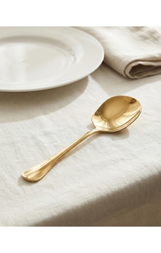Gold Orta Boy Paslanmaz Çelik Servis Kaşığı & Profesyonel Sunum Gereci 21 Cm Renkli Gold Orta Boy Paslanmaz Çelik Servis Kaşığı & Profesyonel Sunum Gereci 21 Cm Renkli