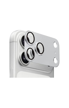 Vendas Apple Uyumlu iPhone 17 Pro Zore Cl-20 Kamera Lens Koruyucu Gümüş Vendas Apple Uyumlu iPhone 17 Pro Zore Cl-20 Kamera Lens Koruyucu Gümüş