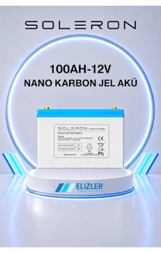 Soleron 100ah-12v Nano Karbon Jel Akü Soleron 100ah-12v Nano Karbon Jel Akü
