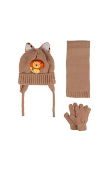 Kitti Bebe Erkek Atkı Bere Eldiven Takım 1-4 Yaş K24160-08 Açık Kahve Açık Kahve Açık Kahverengi Kitti Bebe Erkek Atkı Bere Eldiven Takım 1-4 Yaş K24160-08 Açık Kahve Açık Kahve Açık Kahverengi